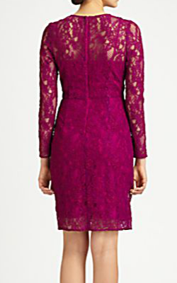 Sleeved Lace Cocktail Dress – Girl ...